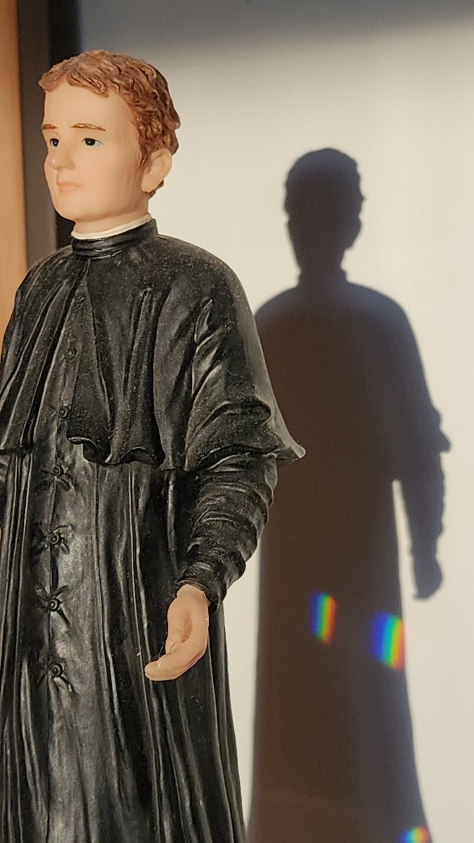 Today is the feast day of St. Don Bosco! My Confirmation saint and patron saint of boys, youth, editors and publishers, apprentices, schoolchildren, juvenile delinquents, and magicians (I still need to learn a few magic tricks).