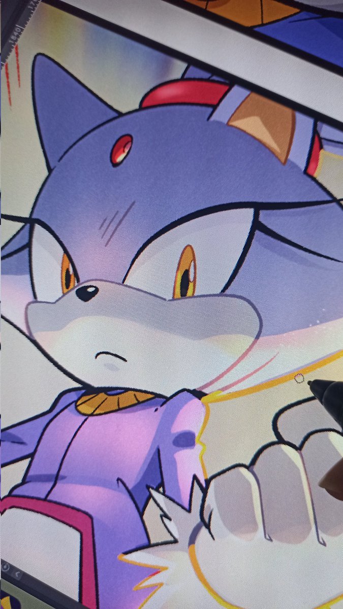 vp_pinto's tweet photo. Coloring this truly and beautiful art from @virtanderson and ink by @matt froese!
#SonicTheHedgehog #SONIC #blazesonic #Sonic3 #sonicboom
#IDWsonic
And please here attached you can find the link to can help my Little Kira to stay alive. 🥺
https://t.co/uxfjzeCpFD... https://t.co/sDArSoxQFE