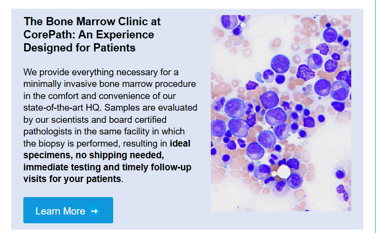 CorePath's tweet photo. Our latest Client eNewsletter is out now! View now at: 
https://t.co/qeCLeZEeuO

#TPLL #T-PLL #leukemia #cytogenetics #pathology #hemepath #bonemarrow #bonemarrowclinic #patientcare #laboratory #cancerdiagnostics #chromosomes #karyotypes #genetics #laboratory #TSP #CaringforLives https://t.co/44t1UYLBf8