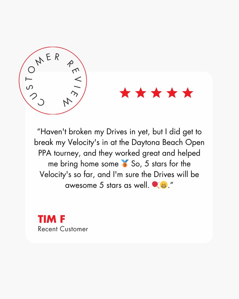 Nothing makes us happier than seeing YOU thrive on the court! 🏓 We love hearing from players who wear our shoes, and it’s even more exciting when we get to see you out there competing and loving the game. 💙 Thank you for sharing your review ➡️ Swipe to read!