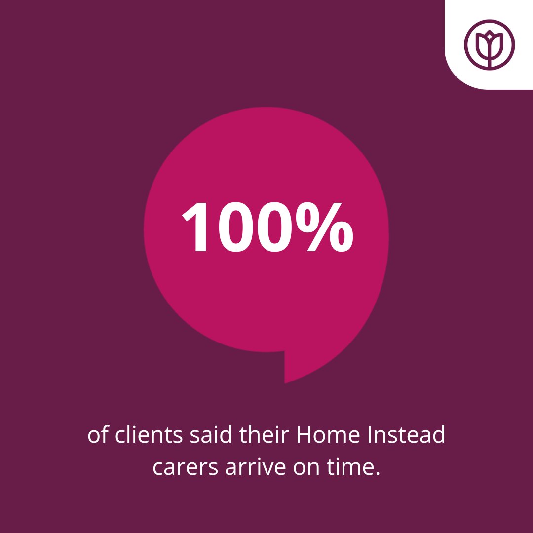 HomeInsteadRG24's tweet photo. Do our carers arrive on time? https://t.co/m0RCAxo2zV