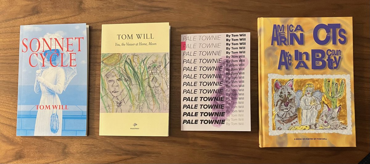 REVIEW: Tom Will's Poetry

Four collections by the talented Tom Will (<a href="/TomWill72550626/">Tom “is writing again" Will</a>).

Link in reply
