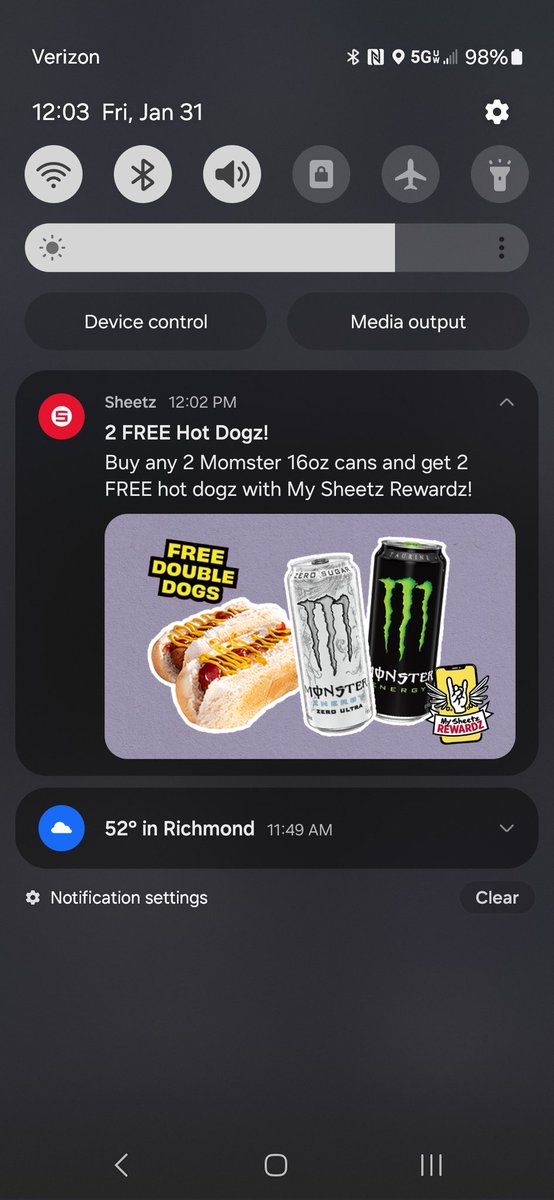 FatNFurious9_'s tweet photo. @sheetz idk what momsters are but I like the deal https://t.co/922VgXZTZa