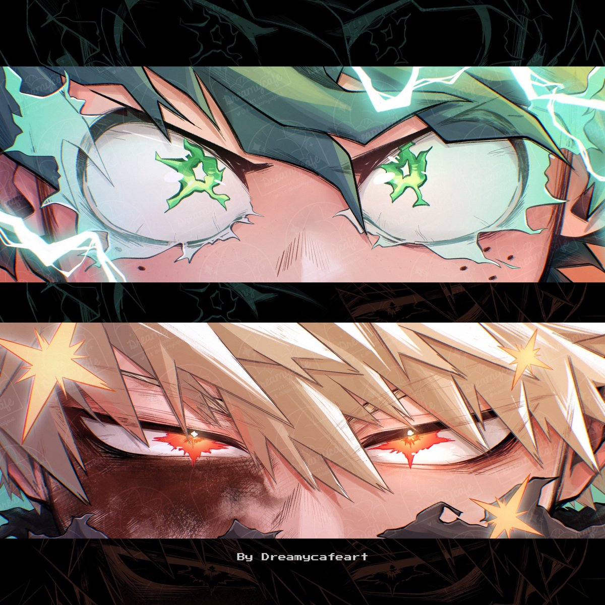 dreamycafeart's tweet photo. Heroes' eyes✴️✳️

#mha #MidoriyaIzuku #BakugouKatsuki #bkdk #dkbk #izkt #勝デ #出勝 https://t.co/KhOJfXRxuE