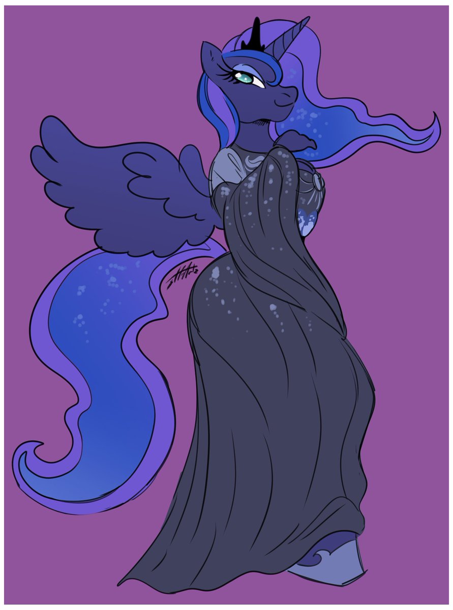 Lovely c0mm sketch by <a href="/ScottyArtz/">BoScotty (Commissions open!)</a> of Princess Luna from MLP, aka best princess!