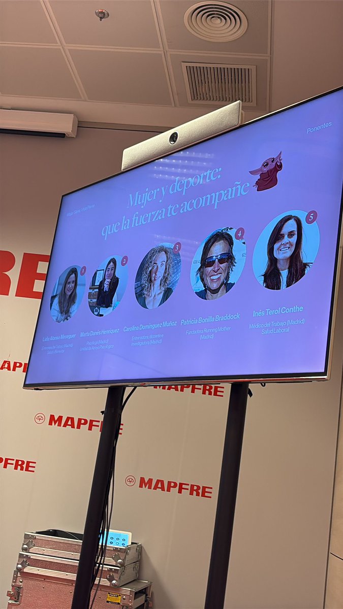Carol_training's tweet photo. Mesa redonda: “Mujer y deporte: que la fuerza te acompañe”
Gracias @MAPFRE y Lidia Alonso Meseguer por crear este espacio.
Un placer compartir diálogo con Patricia Bonilla Braddock, Marta Danés Henríquez e Inés Terol Conthe.
Gracias a todos los asistentes presenciales y virtuales https://t.co/MCeYbvv1y7