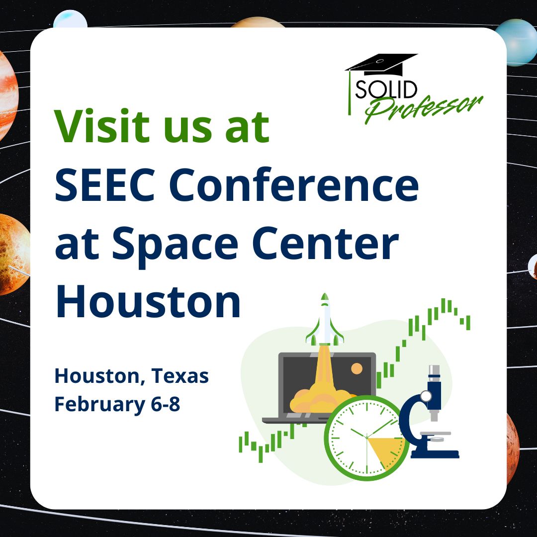 We’re excited to be part of the Space Exploration Educators Conference in Houston, Texas from Feb 6-8! Stop by our booth to grab some free swag and see first-hand how SolidProfessor is empowering students in STEM.
#SEEC2025 #EdTech #STEM #CareerTechEd