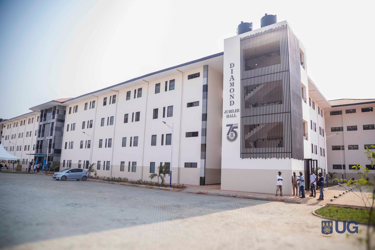 UnivofGh's tweet photo. As part of efforts to improve student accommodation on campus, the University of Ghana has commissioned a 1,256-bed facility, named the Diamond Jubilee Hall (DJH).

The Hall is a legacy project of UG’s 75th Anniversary celebration.
1/5

#TransformativeStudentExperience https://t.co/rdbqXz26Vu