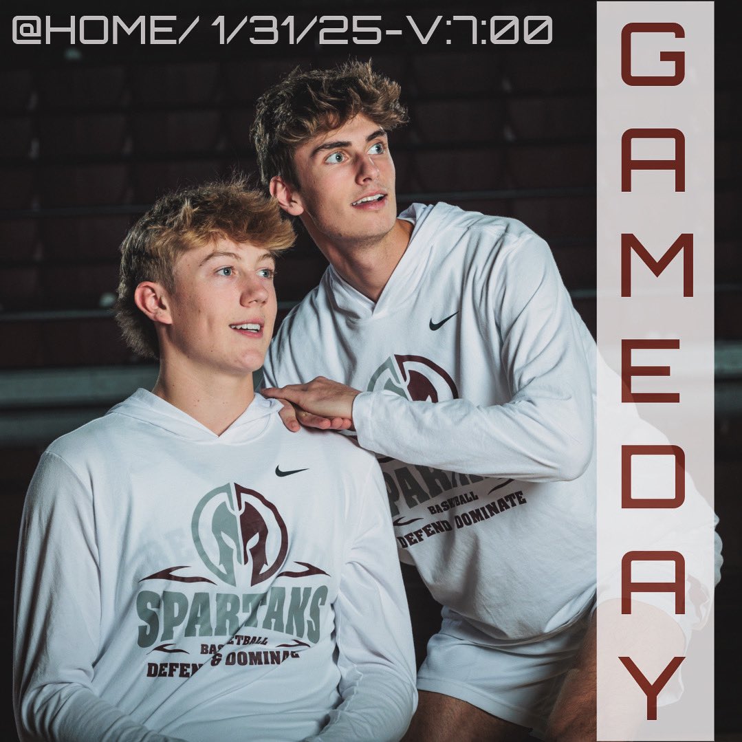 It’s Game day for your Spartans. We look forward to seeing you tonight!