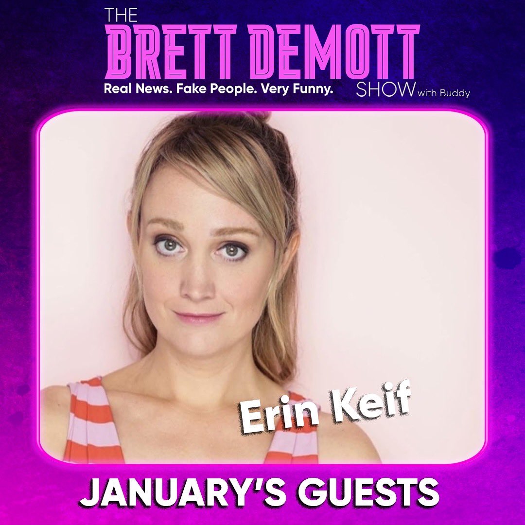 BrettDeMottShow's tweet photo. Amazing month on the pod! #comedy #podcast #improv #jokes #news #science #animals #funny https://t.co/OVZuQgquNk