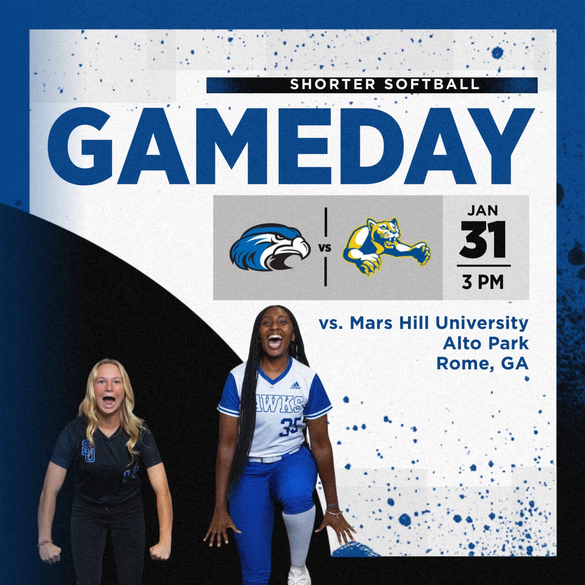 MOOD for opening day!
🆚 Mars Hill University 
📍 Alto Park | Rome, GA 
📆 1/31 at 3:00pm
📊 goshorterhawks.com/sidearmstats/s…
🖥️ Conference Carolinas Digital Network