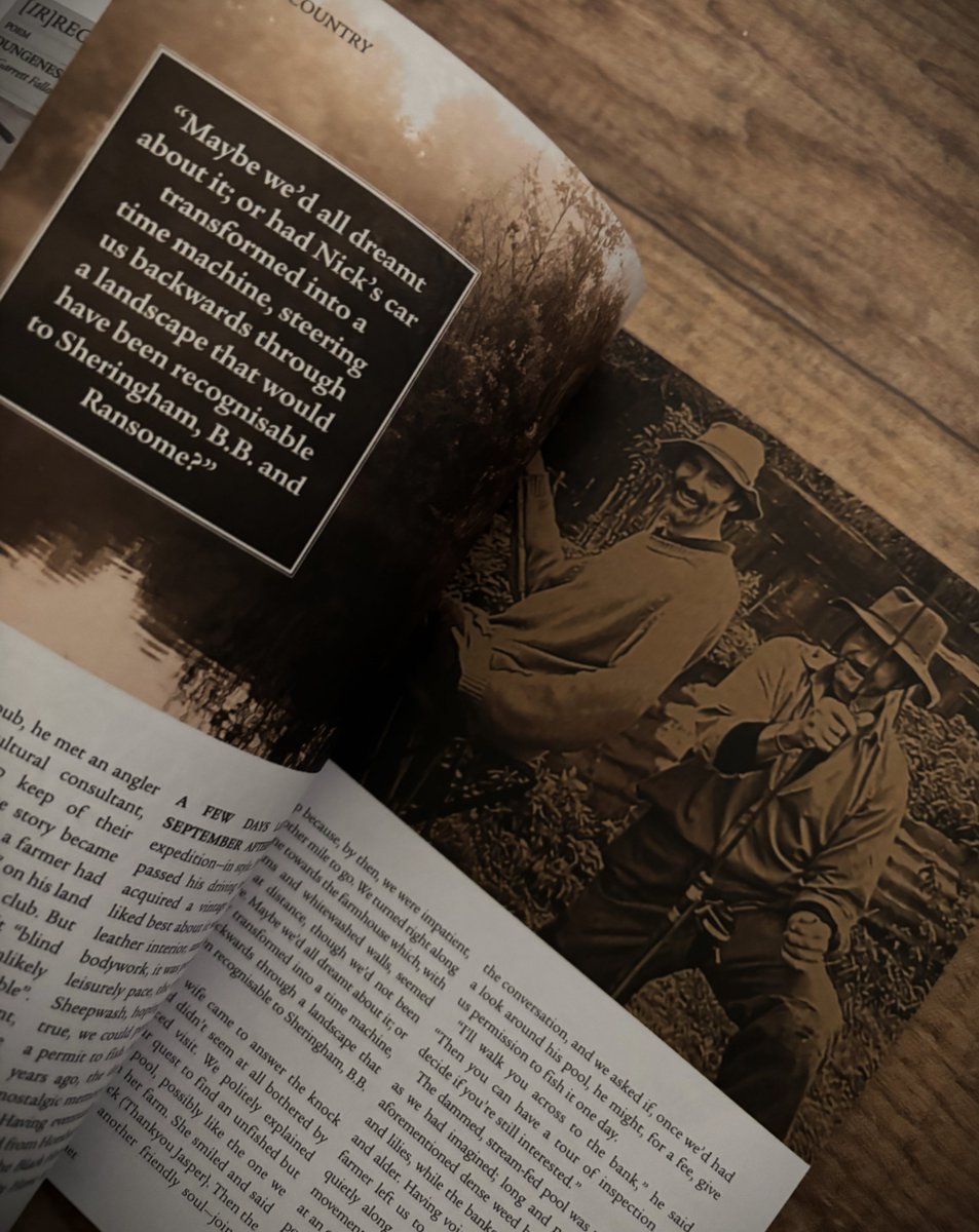 fallonsangler's tweet image. 'A few days later, on a sunny afternoon, we went on an expedition - in style.'

Chris Yates continues his homage to Jasper in Issue 36.

Purchase or subscribe - fallonsangler.net/shop/