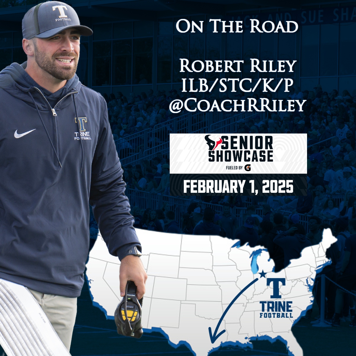 Trine Thunder FB (@trinethunderfb) on Twitter photo Heading out to find some future #TrineThunder
<a href="/CoachRRiley/">Robert Riley</a>
<a href="/SRfbshowcase/">srfbshowcase</a>
#TXtoIN
#GoThunder Heading out to find some future #TrineThunder
<a href="/CoachRRiley/">Robert Riley</a>
<a href="/SRfbshowcase/">srfbshowcase</a>
#TXtoIN
#GoThunder