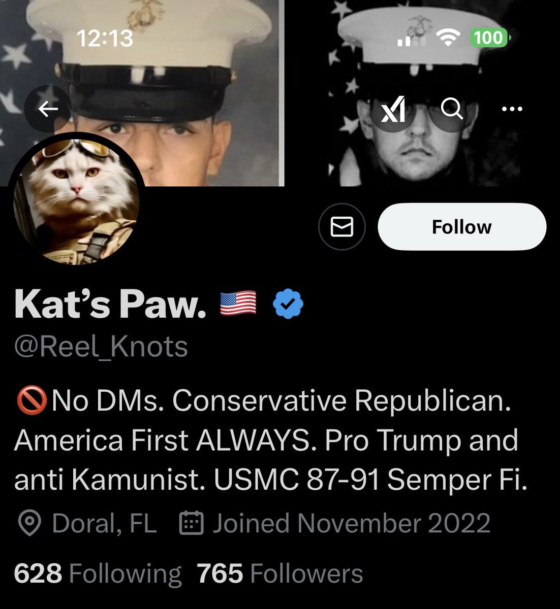 Please give <a href="/Reel_Knots/">Cat’s Paw 🇺🇸🪖</a> a follow and a repost or shoutout to show our appreciation for his service.

USMC Veteran 

Thank you for your service.  We appreciate you.