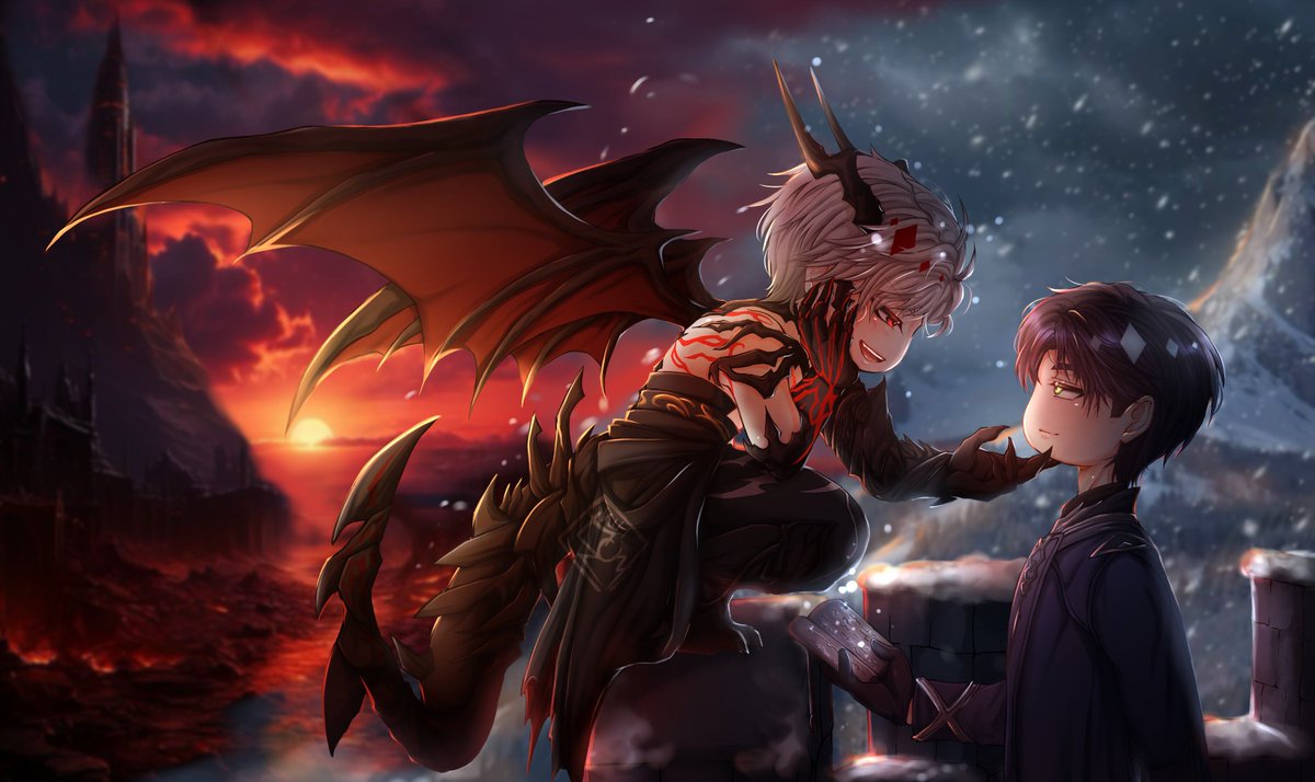 ReikOkeda ❄️commission open🐦‍⬛ tweet media