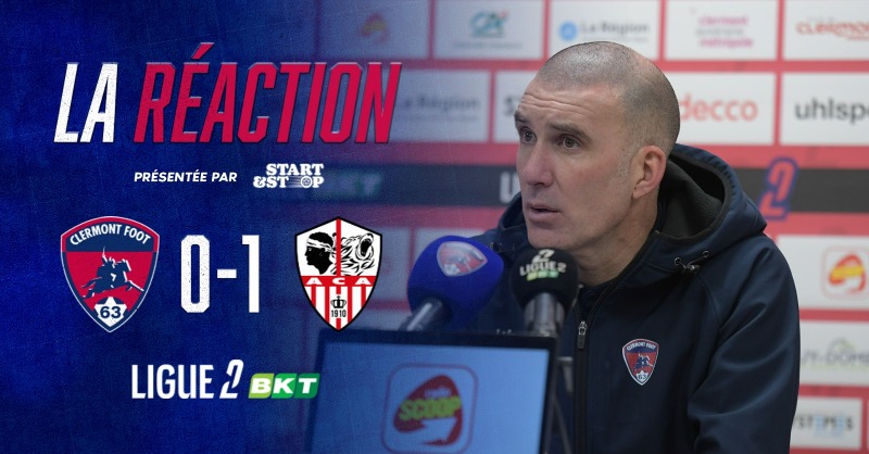 ClermontFoot's tweet photo. 💬 "Aujourd'hui ça ne tourne pas pour nous, mais il faudra vite se mettre la tête à l'endroit"
🎙️La conf' d'après match avec Laurent Battles ⤵️
🌋0⃣-1⃣⚫️ #CF63ACA