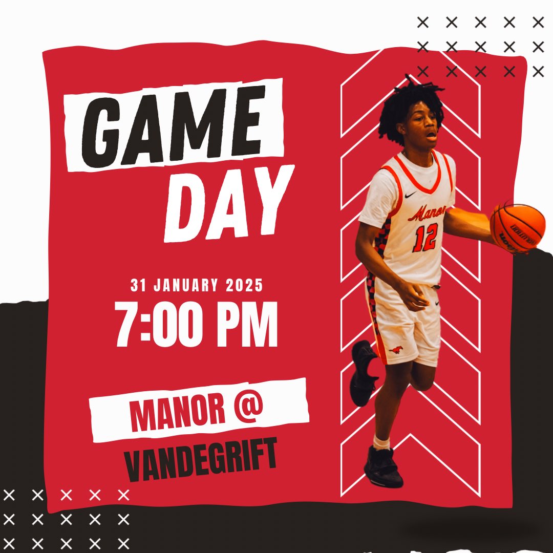 Manor Mens Basketball (@manorhoops) on Twitter photo Game Day....<a href="/Manor_Sports/">Manor ISD Athletics</a> <a href="/ManorHS/">Manor High School</a> <a href="/ManorSeniorHS/">Manor Senior High</a> <a href="/l4for4/">Lanny Williams</a> <a href="/Coach_j24/">coach J</a> <a href="/ManorISD_Super/">Robert Sormani</a>
🏀: <a href="/ManorHoops/">Manor Mens Basketball</a>
🆚: <a href="/vandegriftbball/">Vandegrift Basketball</a>
🗓️: Friday, January 31, 2025
🏠: Vandegrift High School
⌚️: 5:00 PM (Freshmen) Aux Gym
⌚️: 5:30 PM (JV) Main Gym
⌚️: 7:00 PM (Varsity) Main Gym Game Day....<a href="/Manor_Sports/">Manor ISD Athletics</a> <a href="/ManorHS/">Manor High School</a> <a href="/ManorSeniorHS/">Manor Senior High</a> <a href="/l4for4/">Lanny Williams</a> <a href="/Coach_j24/">coach J</a> <a href="/ManorISD_Super/">Robert Sormani</a>
🏀: <a href="/ManorHoops/">Manor Mens Basketball</a>
🆚: <a href="/vandegriftbball/">Vandegrift Basketball</a>
🗓️: Friday, January 31, 2025
🏠: Vandegrift High School
⌚️: 5:00 PM (Freshmen) Aux Gym
⌚️: 5:30 PM (JV) Main Gym
⌚️: 7:00 PM (Varsity) Main Gym