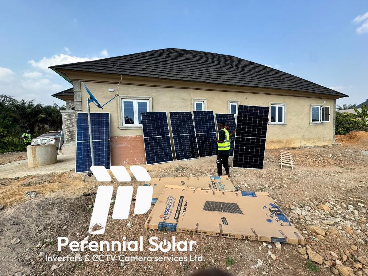 Perennial_Solar's tweet photo. 5kva Hybrid Solar system
6 units of 550watt Solar Panels
5kwhr Lithium battery
Dc &amp; Ac accessories

Load:
Small Pumping Machine, freezer, Tv, fans, lights, decoder, blender, console, workspace and other household appliances

Payment on Delivery 

Call/WhatsApp Us: 08086286109 https://t.co/nofm0VpTUJ