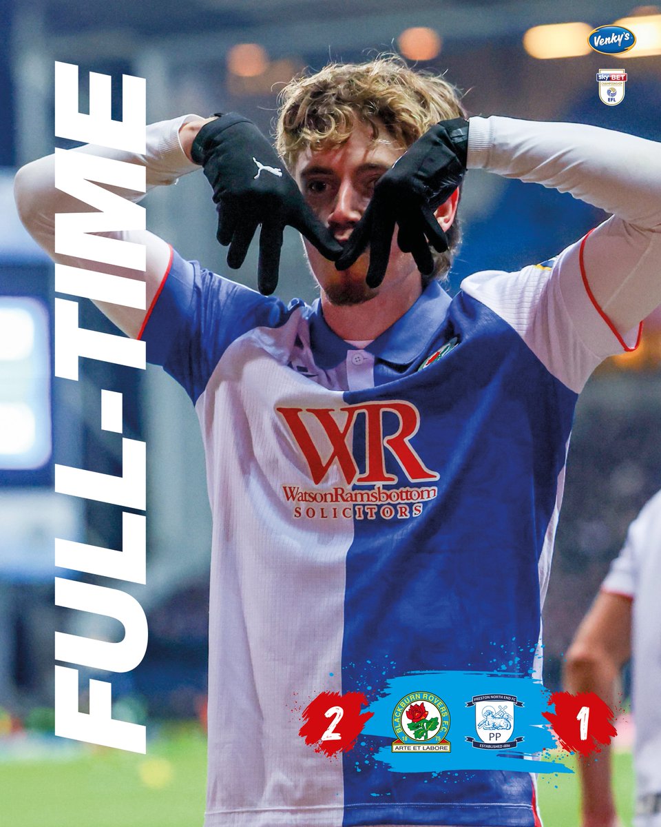 ⏱️ Full-time: 🌹 #Rovers 2-1 #pnefc ⚪️

Friday night delight!!! 🙌

#ROVvPNE 🔵⚪️