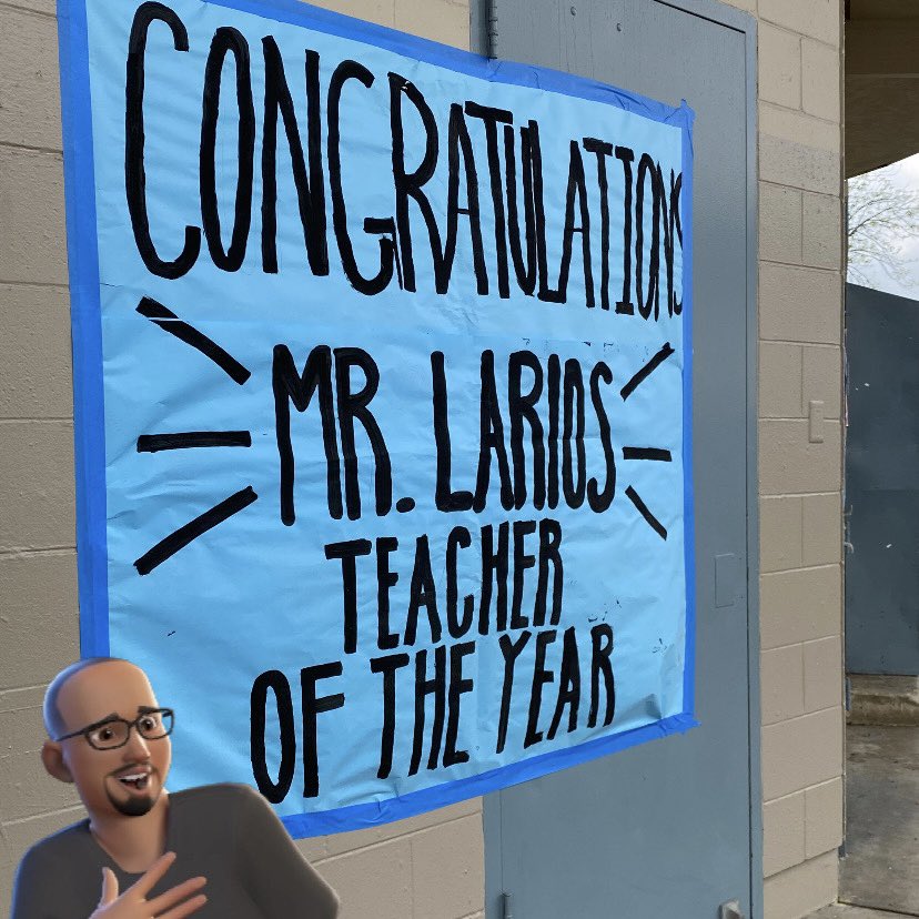 So this happened… Teacher of the Year. Grateful, but the work isn’t done. Back to it! I still have moves to make!🙏🏽🔥 #TeacherOfTheYear #ForTheKids