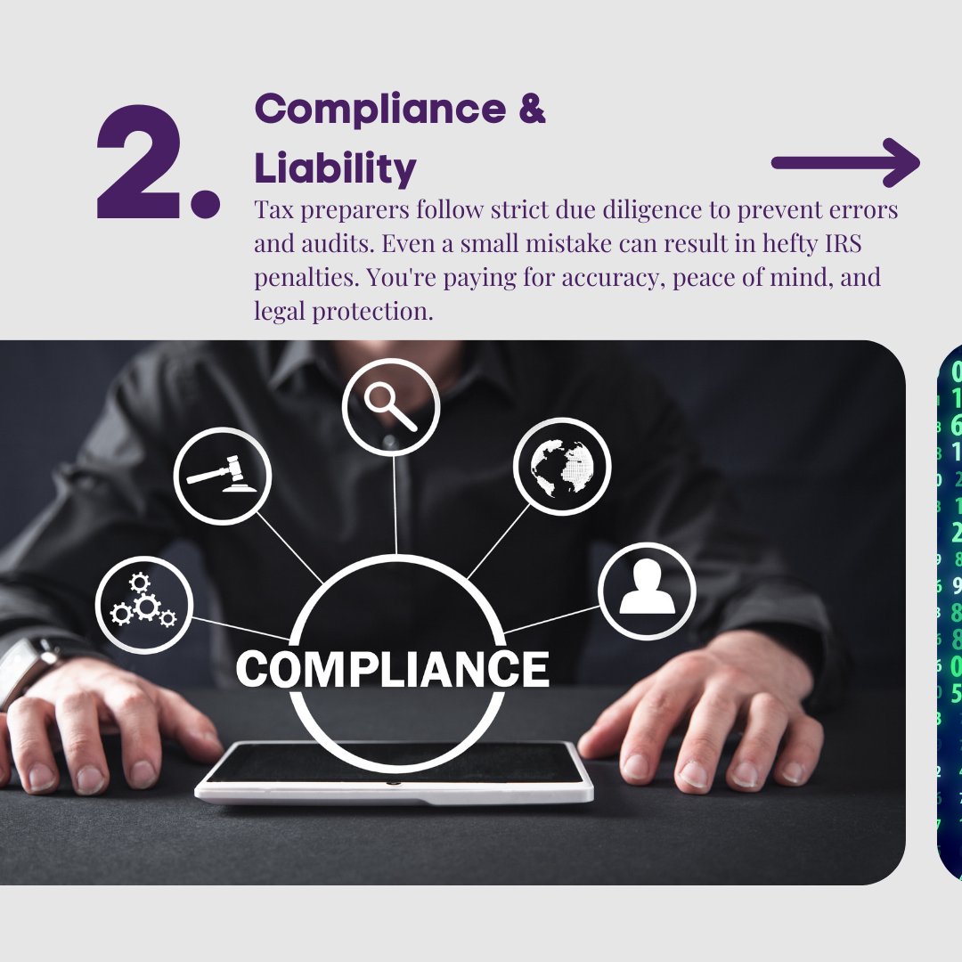 AbundantConsult's tweet image. Think tax prep fees are too high? You&apos;re paying for expertise, compliance, and peace of mind. Quality work isn’t cheap, and cheap work isn’t quality! 💡📑

#TaxSeason #FileSmart #Abundantaxsolutions