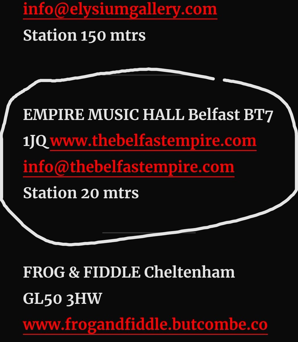 PLAY2ALLUK's tweet photo. @belfastEmpire Belfast Empire is in the model venues directory on #Play2All website. 100% volunteer run &amp; from 1st Jan became Live Music Venue industry standard. Subscribe for free at https://t.co/1PYXe8qQK2 &amp; please link/use logo where you can to #SaveOurLiveMusicScene All we ask. Many thanks https://t.co/QqWL7PlP5S