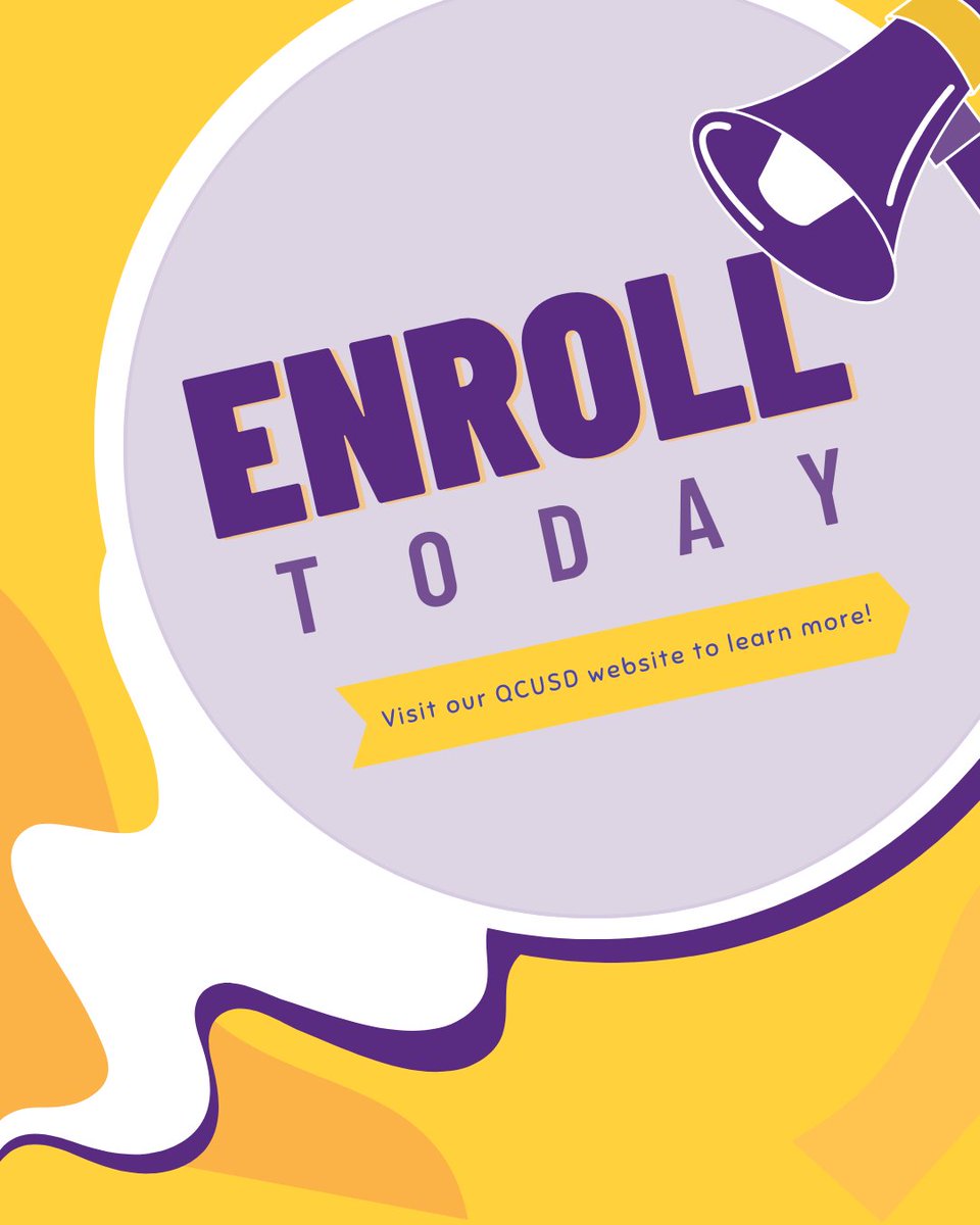 Calling all future BULLDOGS - We invite you to enroll at QCHS and become a part of our vibrant community where learning and growth happen every day! #BulldogPride #QCHSBulldogs
