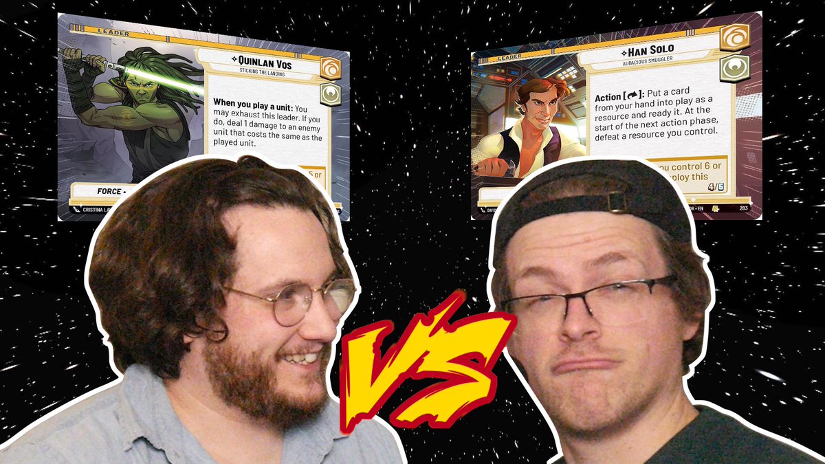 DerrickSchwarz's tweet photo. Stepping into content creation with some friends for the new Star Wars Unlimited card game. 

I would really appreciate a view if you have any interest. 

This is just our first video! 
We will have many more up soon!

Link below! https://t.co/hXBH33obc8