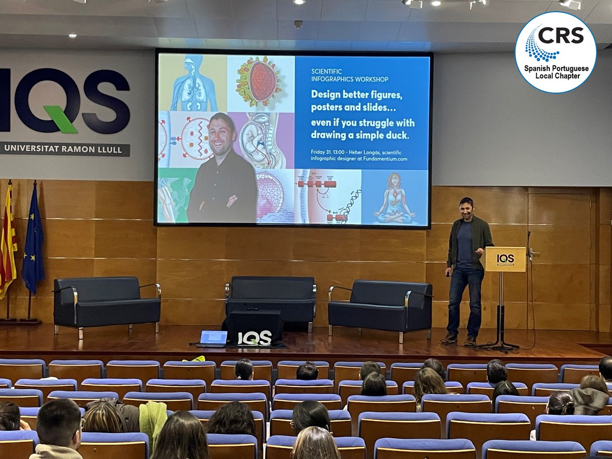 CRS Spanish Portuguese Local Chapter (@crs_splc) on Twitter photo This morning wrapped up an amazing event with:
✅A thought-provoking plenary talk by Samuel Sanchez🗣️
✅Workshop on funding & academic challenges 💰by Elisa Garcia
✅Workshop on designing better figures & posters
by <a href="/HeberLongas/">Heber Longás</a>🎨
Huge thanks to all speakers & participants! This morning wrapped up an amazing event with:
✅A thought-provoking plenary talk by Samuel Sanchez🗣️
✅Workshop on funding & academic challenges 💰by Elisa Garcia
✅Workshop on designing better figures & posters
by <a href="/HeberLongas/">Heber Longás</a>🎨
Huge thanks to all speakers & participants!