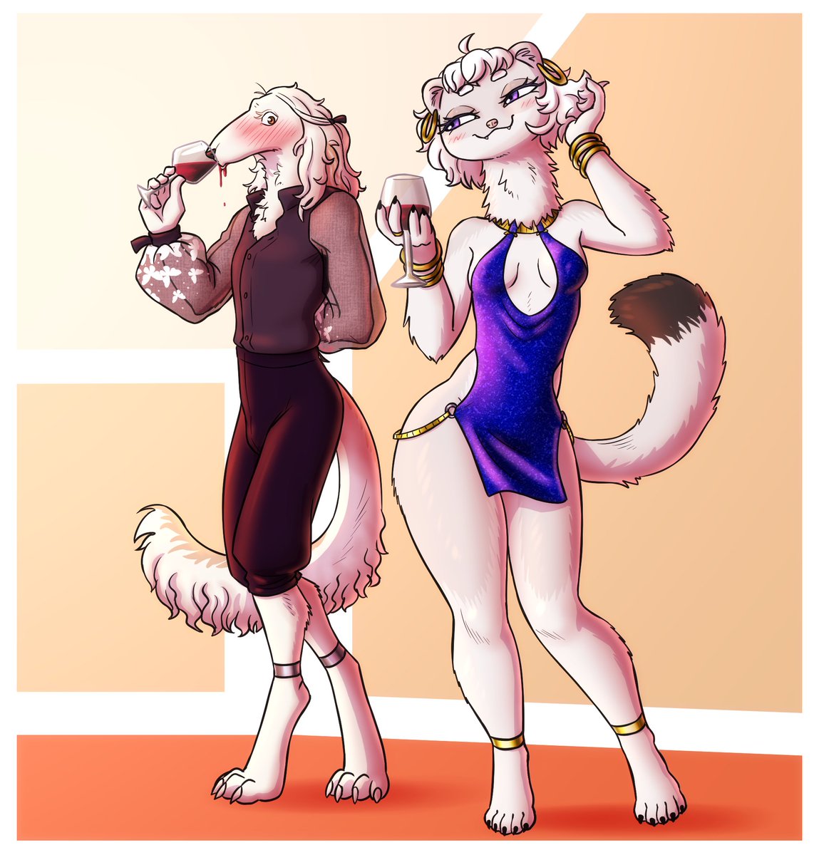 $30 Full render Milosh and Lumi comm! 
(it was actually $30+$30 because it's 2 characters)