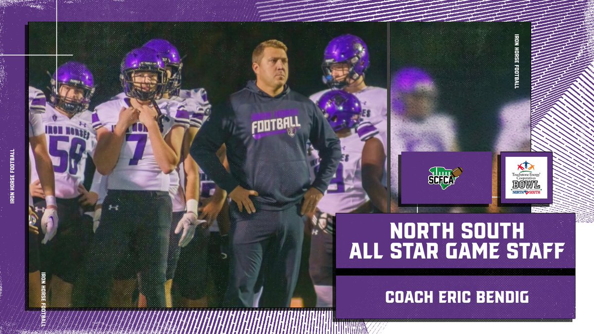 Congratulations to Head Coach Eric Bendig on being named to the South Staff for the North South Touchstone Energy Bowl Game! #W1nTheDay