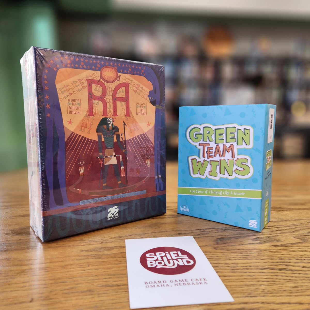 Phantom Ink Arcana, MicroMacro Puzzle, Civilization, Nemesis, Ra, &amp; Green Team Wins are this week's #boardgamestore arrivals - both new &amp; classic, party &amp; solo, strategic &amp; cooperative - something for everyone!
spielbound.com/s/shop
<a href="/resonym/">Resonym - find us on BKSY!</a> <a href="/FFGames/">FantasyFlightGames</a> <a href="/AwakenRealms/">Awaken Realms</a>