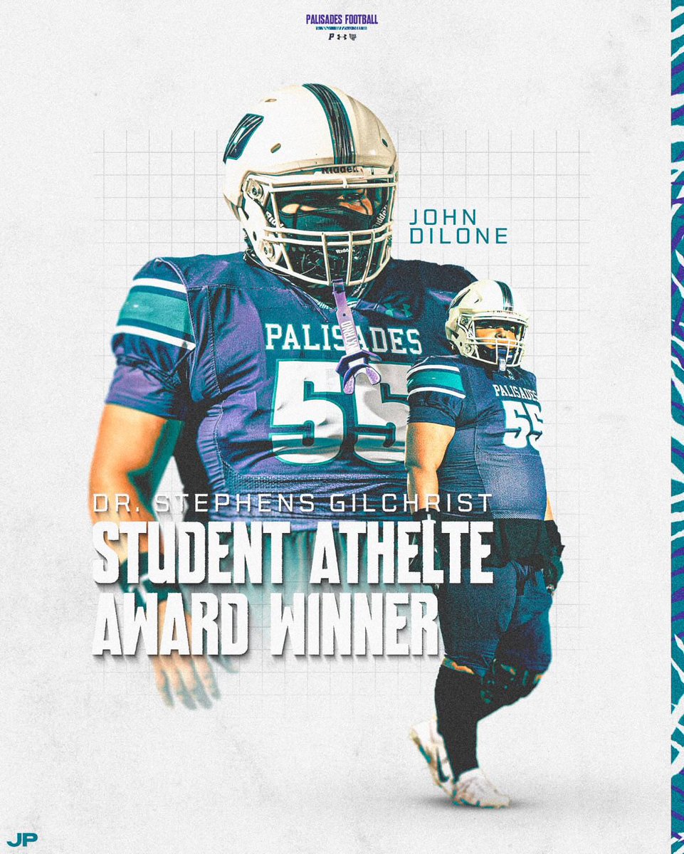 Palisades High School
2024-25
FOOTBALL
Dr. Stephens Gilchrist
Student Athlete Award

I’m a student first.

<a href="/PHSFBRecruiting/">PalisadesFB Recruiting</a> <a href="/PalisadesFB/">Palisades Pumas Football</a> <a href="/AthleticsPuma/">Palisades Athletics</a> <a href="/CoachSimmons_/">Coach Simmons</a> <a href="/SpaceCoachOL/">Coach Space</a> <a href="/pepman704/">Matt Morrow</a>