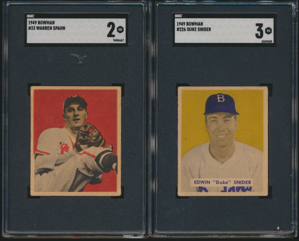 BurlsSports's tweet image. Limit is removed for the &apos;49 Bowman set break. Under 120 spots left, so if you want in on this, grab you spots now. 290 total cards, dozens of graded cards, some cool variations, and absolutely epic stars! burlssports.com/collections/br…