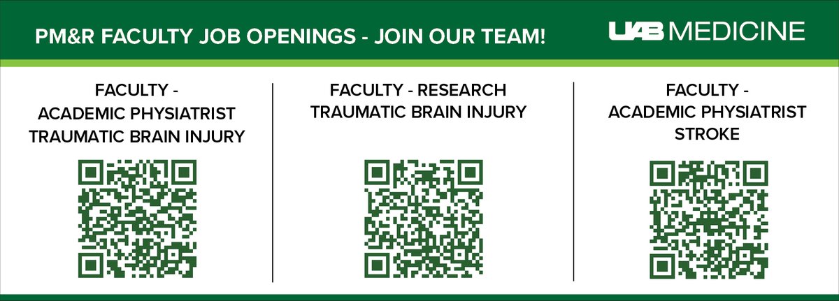 We're recruiting #UABrehab faculty members to join our growing team! #stroke #TBI #research
