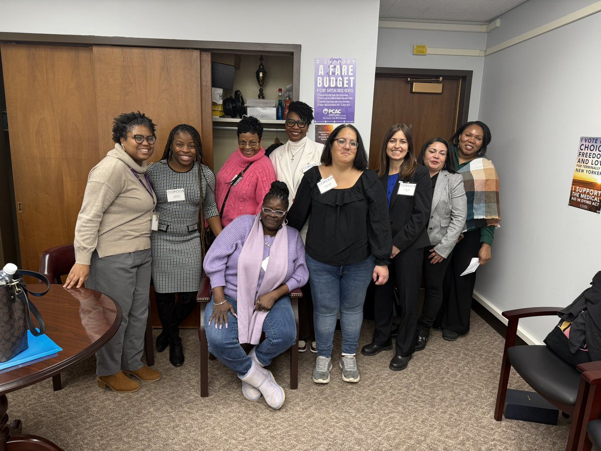 <a href="/GoodShepherdNYC/">GoodShepherdNYC</a> was pleased to join <a href="/COFCCA/">COFCCA</a> agencies from across the State in Albany for advocacy day this week #COFCCACares #FBF Shoutout to the staff of <a href="/Rebecca76AD/">Rebecca Seawright</a> <a href="/KarinesReyes87/">Assembly Member Karines Reyes, R.N.</a> <a href="/ShelleyBMayer/">Senator Shelley Mayer</a> #MaryJaneShimsky for meeting with us!