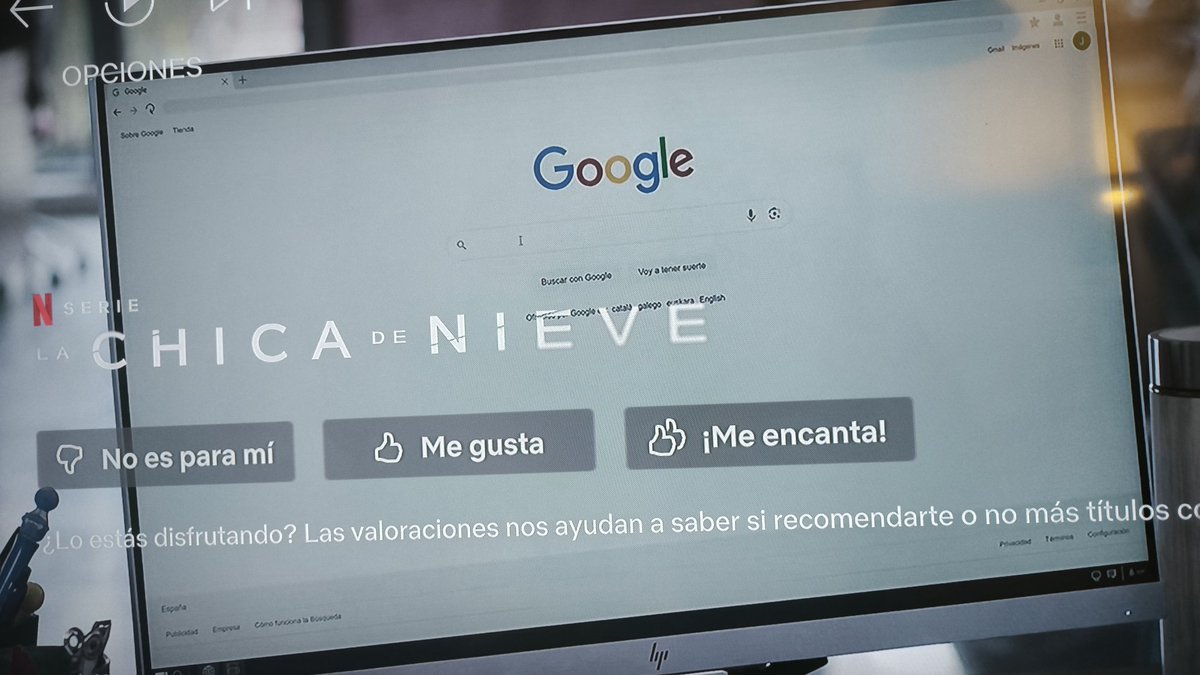 Cyberfrancis's tweet photo. ¿Adoctrinamiento Googleliano en una serie española? ¿Google paga por salir? ¿por qué no se inventan un buscador ficticio, como hacen otras series europeas? #degoogleyourlife #lachicadelanieve2 https://t.co/st9AxDpp9J