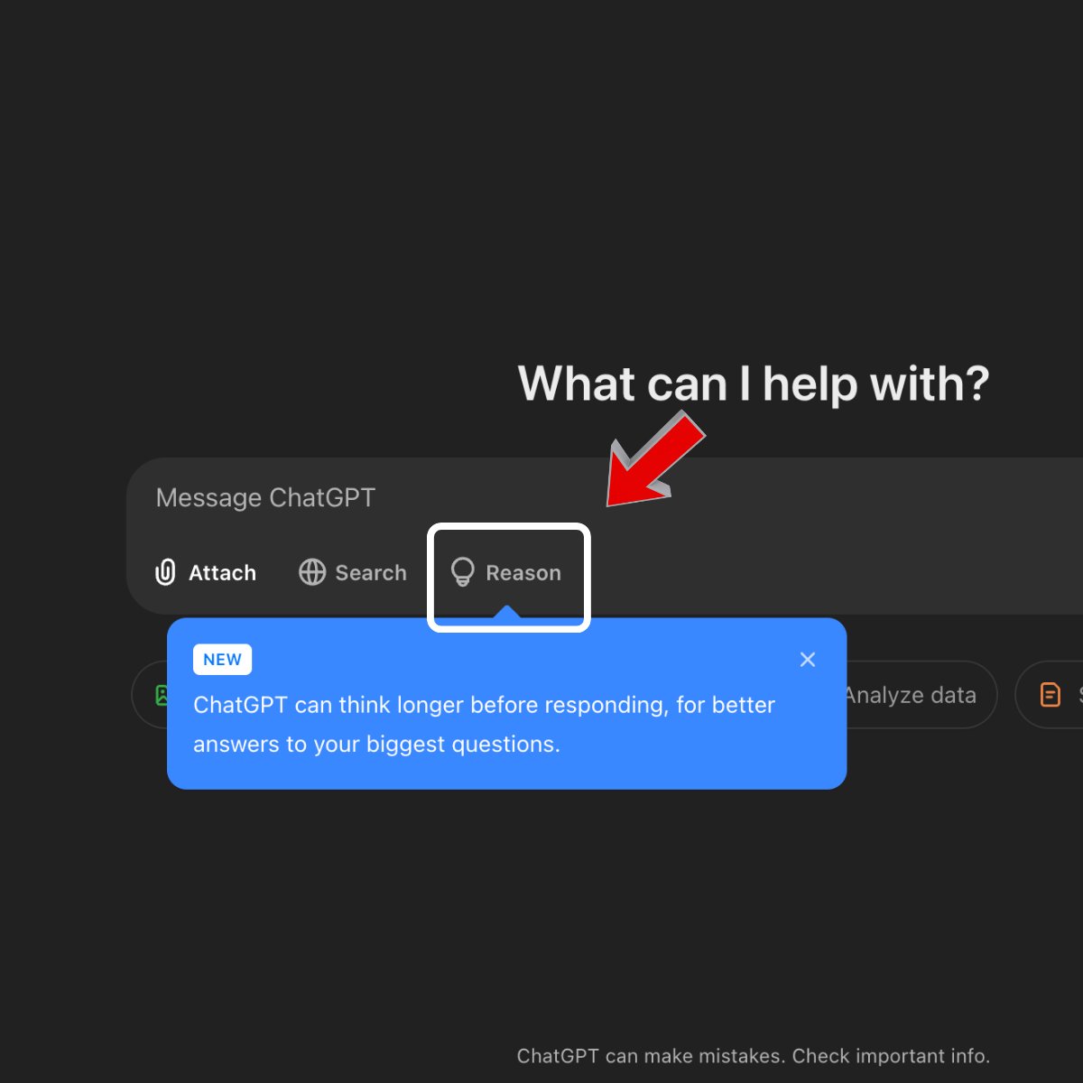 CodeWithArjun's tweet image. Did you see the “Reason” button on ChatGPT?
@OpenAI has released o3-mini, which is available for free users through the “Reason” button under a message.
#OpenAI #CodeWithArjun #AI #o3mini #ChatGPT