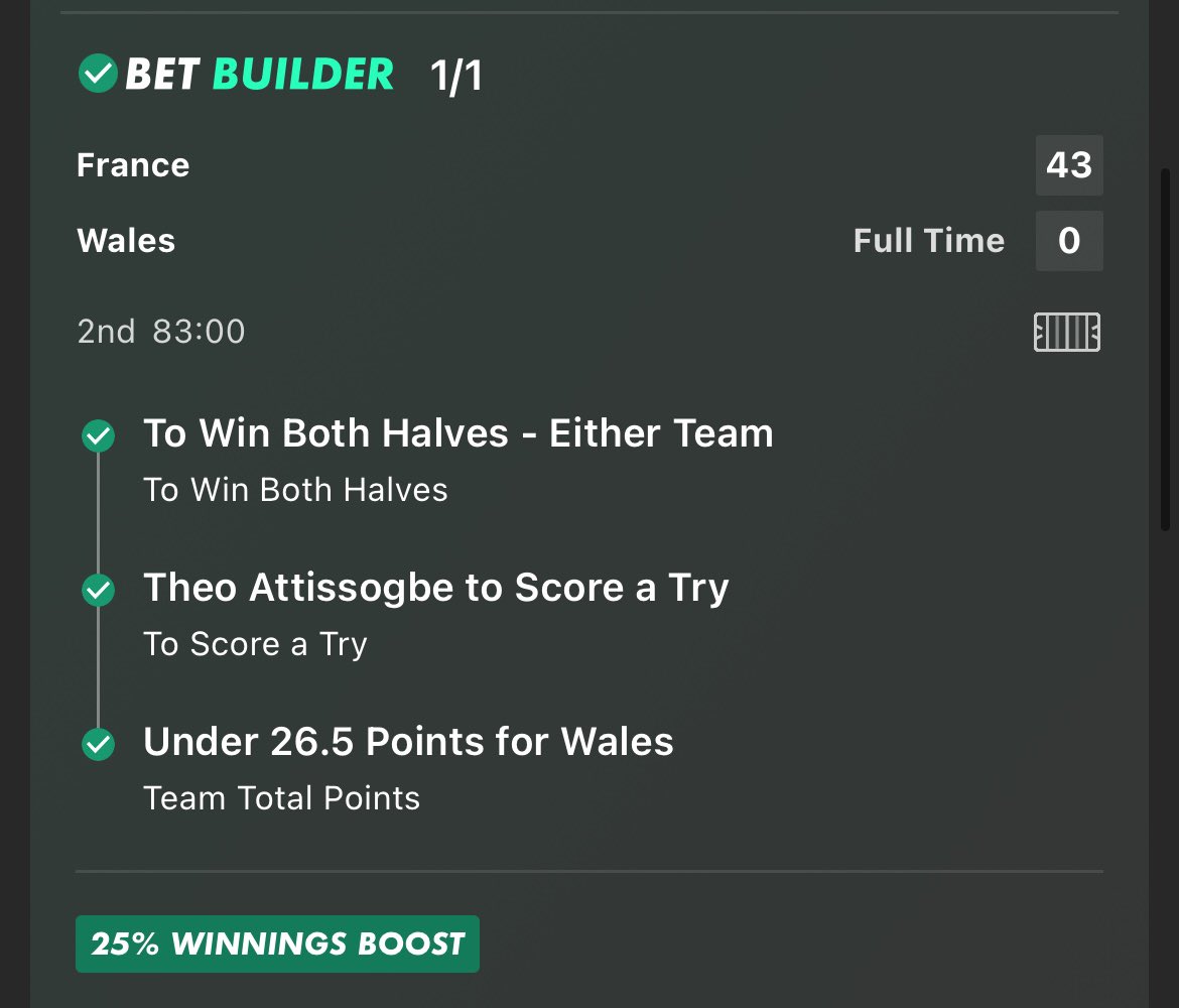 RuggerTipster's tweet photo. BOOOOOMMMMMM!!!!!💸🏈
What a start to the weekend!!!!!
1/1 Value bet ✅
15/2 Longshot ✅
Plenty more to come over the weekend!!!
Likes/Retweet apreciated ❤️
#sixnations #Rugbytips #Rugbybets https://t.co/GN1OpPprH1
