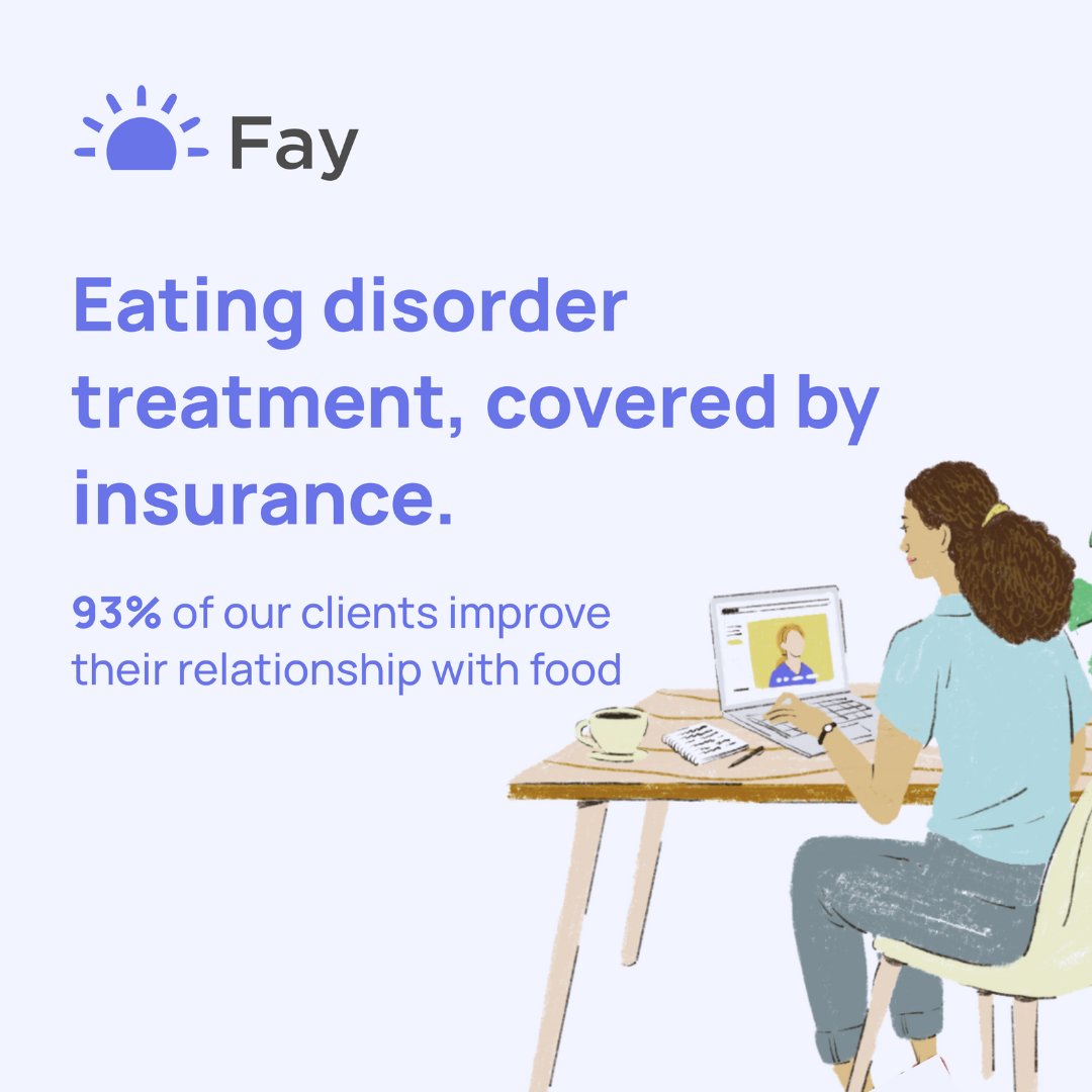This month’s featured treatment provider is Fay Nutrition. Fay is working to increase access to affordable, inclusive nutrition counseling by connecting individuals with specialists covered by insurance. 

Find eating disorder treatment providers near you: bit.ly/EDHdirectory