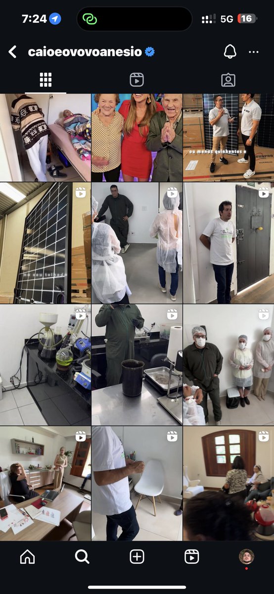 NevesOficialll's tweet photo. caiovovoanesio 
Posso estar doido mais é um senhor de idade que faz conteúdo muito diferente do qual agora, tem conteúdo sobre cannabis 🫠 https://t.co/1bEr9oDKVx