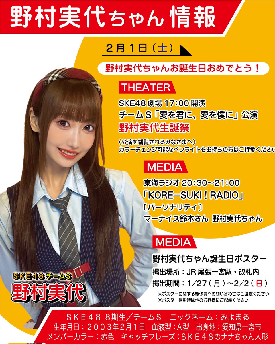 野村実代 ポスター