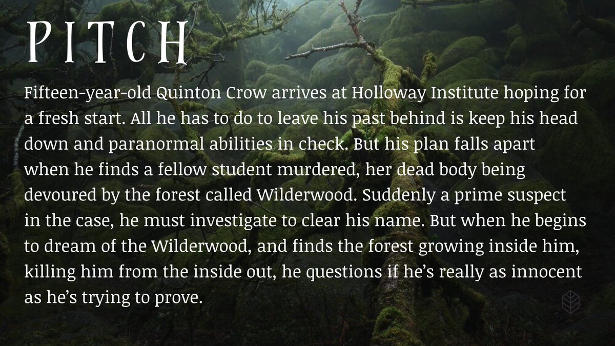 nikoauthors's tweet photo. Agent’s guide to WILDERWOOD, a 76,000 word YA fantasy mystery!

#agentsguide #writingcommunity #amquerying https://t.co/y5v2ObP9G5
