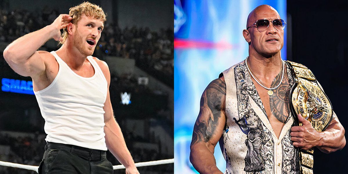 Would Logan Paul vs The Rock break the internet #WWERaw
