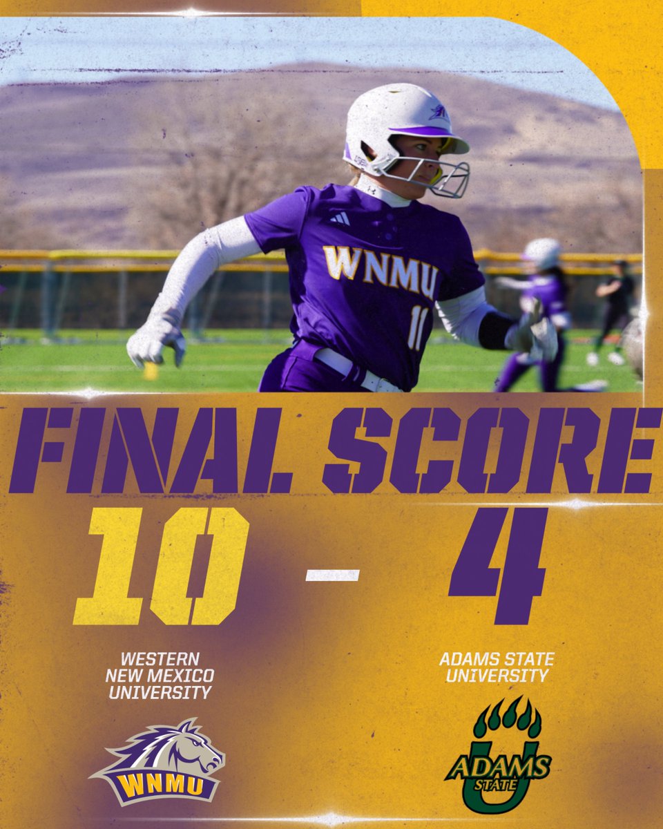 Grizzlies caught in Mustang stampede!!!
Mustangs triumph over Adams State, 10-4.