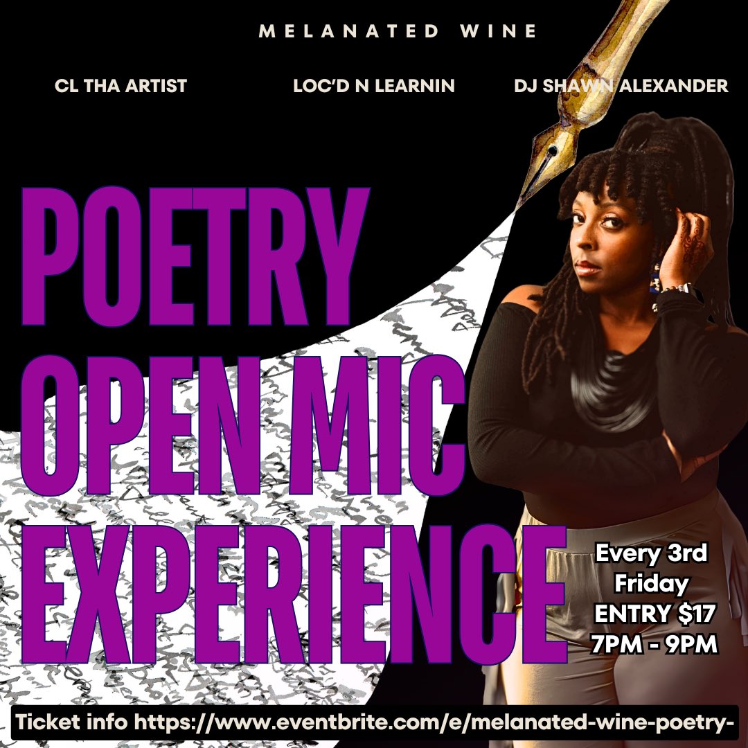 🍷✨ February at Melanated Wine! 💜

💕 Feb 14 | Lover’s Candle-Making &amp; Wine Tasting w/ @therealloveyourbody 

🥂 Feb 16 | Lover’s Brunch 🧇 @j_m_s_catering 🍾✨

🎤 Feb 21 | 3rd Friday Poetry Open Mic
Vibe w/ @locd_n_learnin &amp; @shawn_alexander_radio 🎙️🎶

#UnCorktheCulture