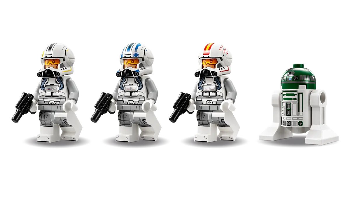 brickunited1's tweet image. The LEGO® STAR WARS™ ARC-170 Starfighter™ is your ticket to epic adventures. With 3 cockpits, adjustable wings, and 4 iconic characters, this 497-piece set is designed for Jedi masters aged 9 and up.  wix.to/OzBDcjI #StarWars #LEGO #BuildingFun