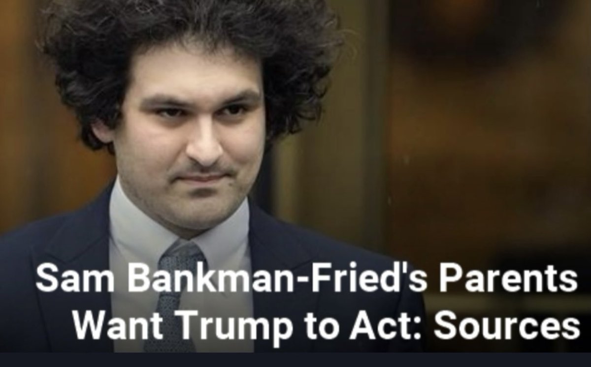Hoodlum ๐บ๐ธ (@nothoodlum) on Twitter photo FTX founder Sam Bankman-Friedโs parents are seeking Trumpโs pardon for fraud at the bankrupt crypto exchange. Theyโve met with lawyers and others โin Trumpโs orbitโ to discuss clemency. This is going to cost them, but Trump will do it. FTX founder Sam Bankman-Friedโs parents are seeking Trumpโs pardon for fraud at the bankrupt crypto exchange. Theyโve met with lawyers and others โin Trumpโs orbitโ to discuss clemency. This is going to cost them, but Trump will do it.
