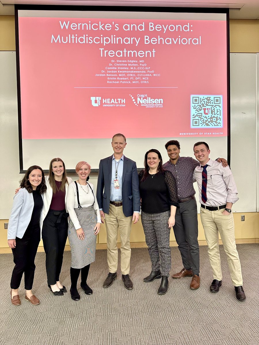 Steven Edgley, MD (@stevenedgleymd) on Twitter photo The behavioral management strategies for people with Wernicke’s/fluent aphasias seem to be a fairly under-appreciated concept; our attempts to bridge this gap (for patients, families) to these important concepts will be ongoing, improving QOL #neilsenrehab #uofuhealth #uofu_pmr The behavioral management strategies for people with Wernicke’s/fluent aphasias seem to be a fairly under-appreciated concept; our attempts to bridge this gap (for patients, families) to these important concepts will be ongoing, improving QOL #neilsenrehab #uofuhealth #uofu_pmr
