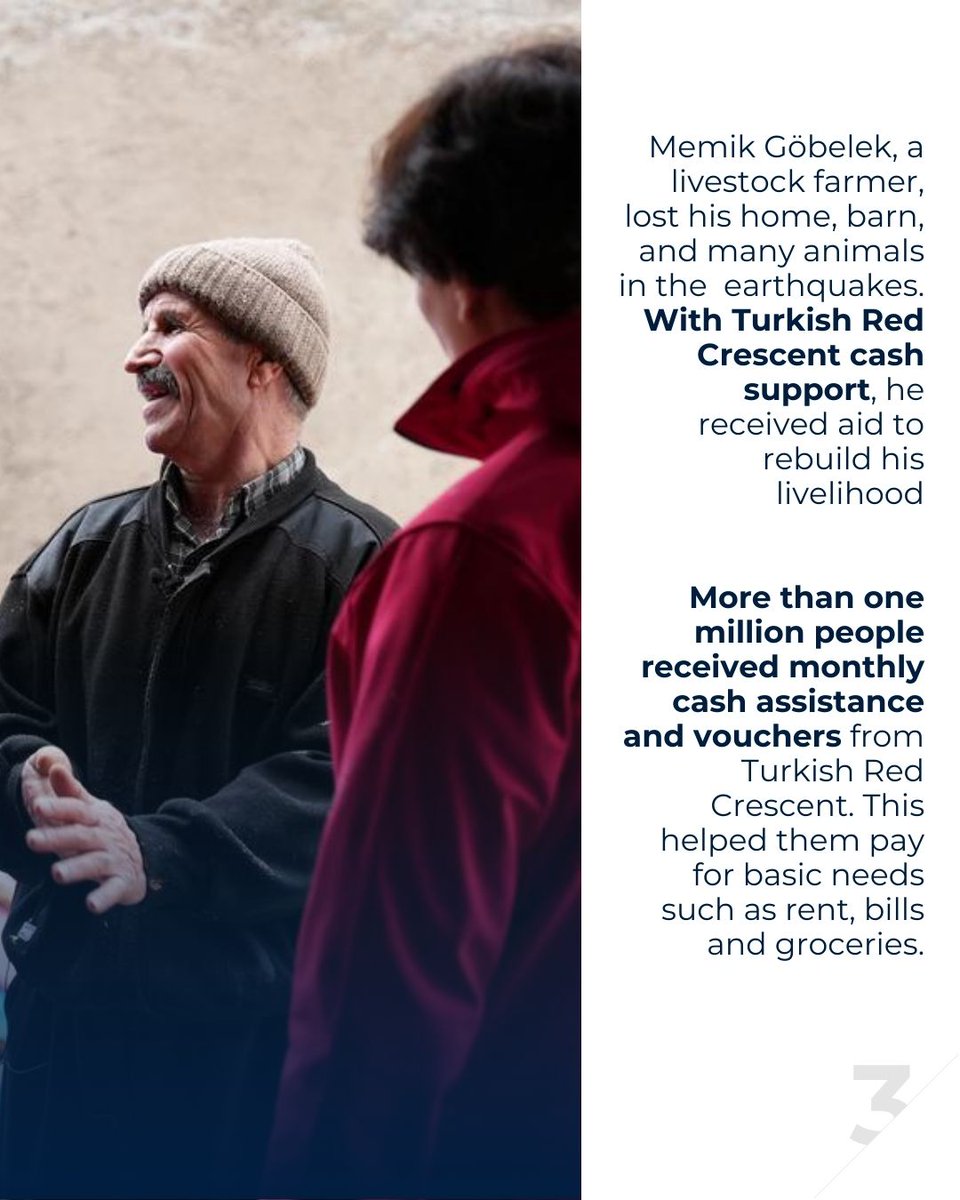 In Türkiye, two years after the earthquake, hundreds of thousands of people are still in need of support. Many have lost their homes and livelihoods and are carrying the psychological burden of the disaster.

The Turkish <a href="/RedCrescent/">Türk Kızılay International</a> has been at the very heart and frontline of